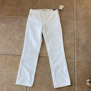 Lucky brand size 0/25 waist white jeans!
